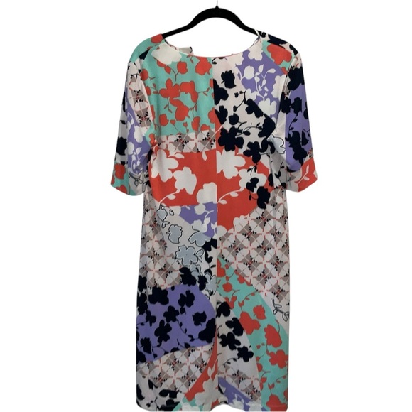 Roz & Ali Floral Patchwork Shift Dress | Size 10 - Picture 4 of 4